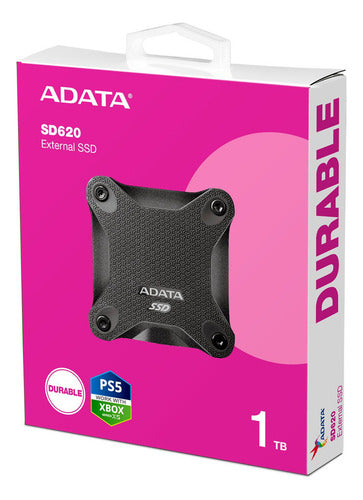 Unidad Ssd Externo 1tb Adata Sd620 Usb 3.2 Xbox Ps5 Negro