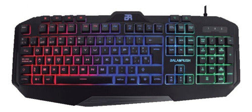 Teclado Gamer Balam Rush Br-929639 Rgb, Alámbrico Español