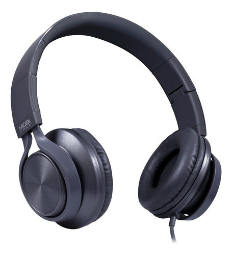 Audífono Mobifree Mb-02012 Micrófono Alámbrico 3.5mm Gris Kt