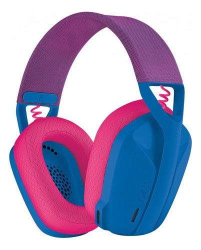 Logitech Audífonos Gamer G435 Inalámbrico Usb-a Azul/rosa
