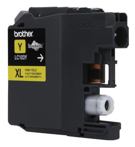 Cartucho Brother Lc103y Amarillo, 600 Páginas