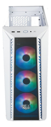 Gabinete Cooler Master Mb520 Mesh Blanco Argb Midi-tower