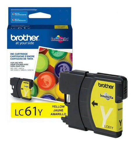 Cartucho Amarillo Brother Lc61y