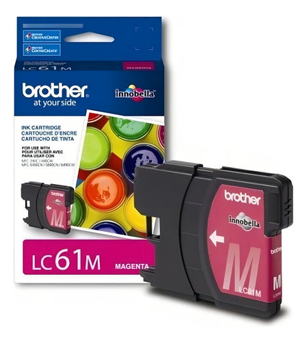 Cartucho Brother Lc61m Magenta, 325 Páginas