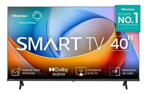 Televisor Hisense 40a45nv, 40 Led Full Hd, 1920 X 1080 Pixe