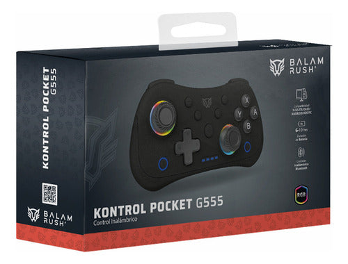 Gamepad Balam Rush Br-942553 Inalámbrico Negro