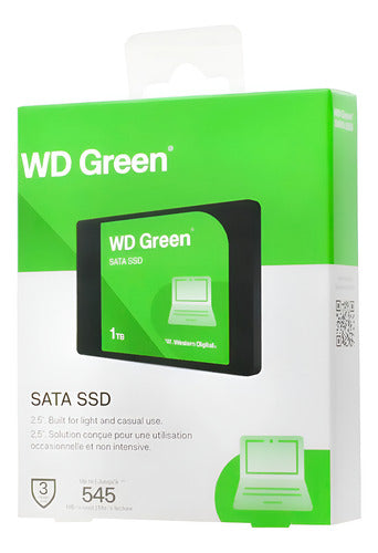 Ssd Wd Green, 500gb, 2.5 , 545 Mb/s Lectura, Sata Iii Verde