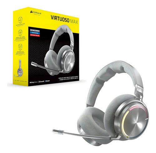 Corsair Audífonos Gamer Ca-9011373-ww, Usb, Plata Silver