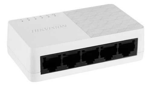 Switch Hikvision Ds-3e0105d-o, 5 Puertos Fast Ethernet 2000e
