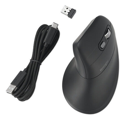 Mouse Ergonómico Kensington Ergo Pro Fit, Inalámbrico Óptico Negro