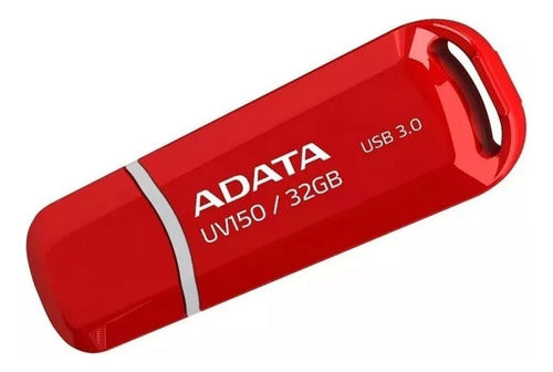 Memoria Usb Adata Dashdrive Uv150, 32gb, Usb 3.0, Rojo