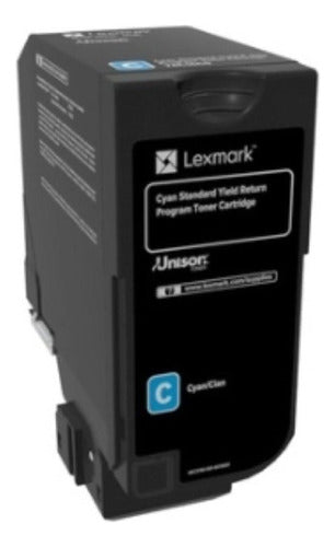Tóner Lexmark Rendimiento Estándar Programa Cian Cs720de - Cyan