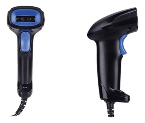 Evotec Ev-3006 Lector De Código Barras Láser 1d Incluye Usb