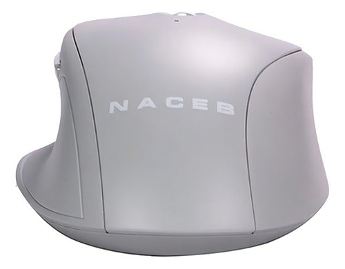 Mouse Naceb / Inalámbrico Dual Mode 5 Botones Gris Na-0139g
