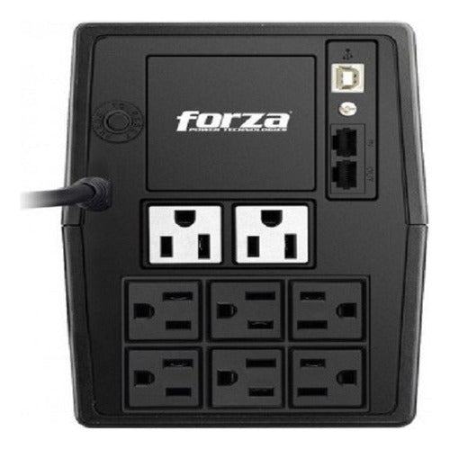 Nobreak Ups Interactivo Forza Sl-1011ul 1000va 600w Negro