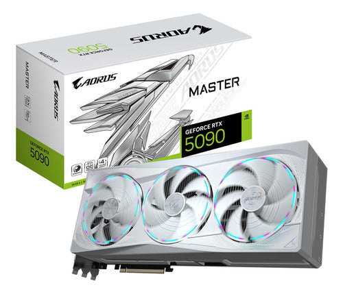 Aorus Nvidia Geforce Rtx 5090 Master Ice, 32gb 512-bit Gddr7