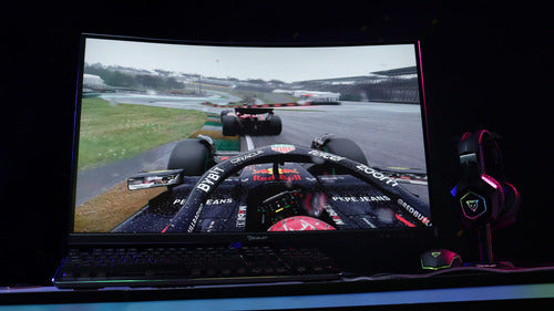 Monitor Curvo Ocelot Gaming 32 PuLG Fhd 180hz Freesync Negro
