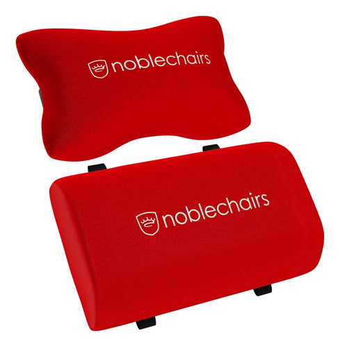 Silla Noblechair Epic Real Leather Black/white/red 120kg Negro/blanco/rojo Real Leather