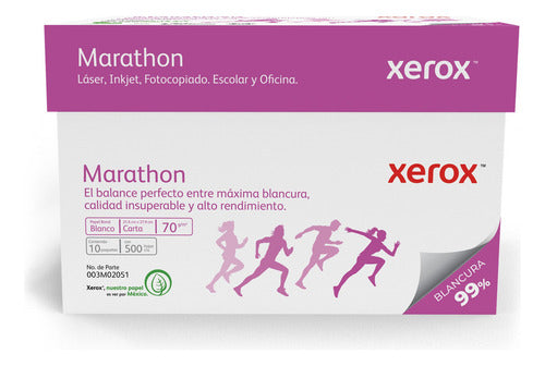 Caja De Papel Xerox Marathon 003m02051 Carta C/5,000 Hojas