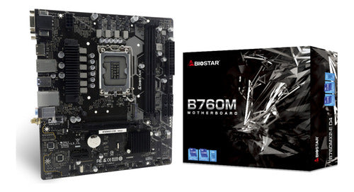 Tarjeta Madre Biostar B760mx2-e D4 Micro-atx 1700 64gb Ddr4