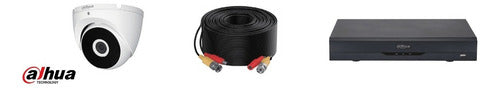 Dahua Cable Siames Video Y Energia 50mts Hasta 4k Int Y Ext