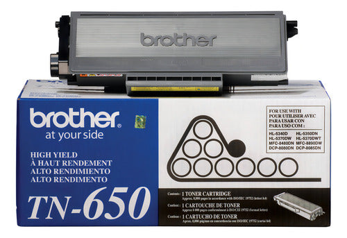 Tóner Brother Tn-650 Negro, 8000 Páginas