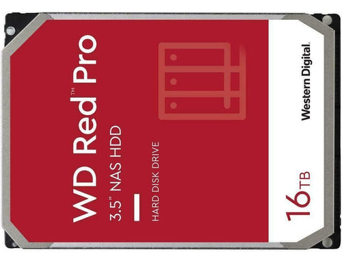 Disco Duro Nas Wd Red Pro 3.5' 16tb Sata Iii 7200rpm