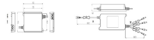 Dahua Adaptador De Corriente Pfm322 4 Canales Independientes