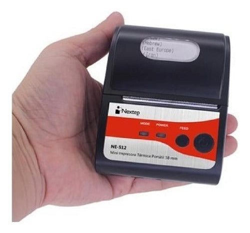 Nextep Ne-512 Impresora Tickets Térmico Usb/bluetooth Negro