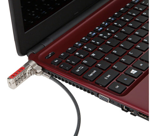 Targus Candado De Combinación Para Laptops T-lock, 2 M Negro