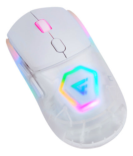 Mouse Game Factor Óptico Mow700 Bluetooth 26.000dpi Blanco