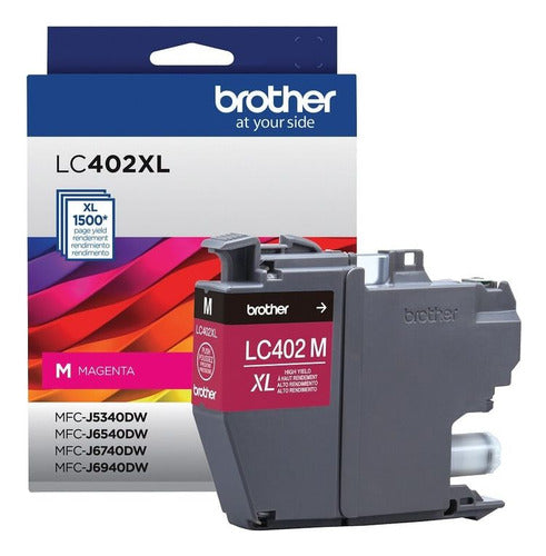 Cartucho Brother Lc402xlms Alto Rendimiento Magenta 1500 Pág