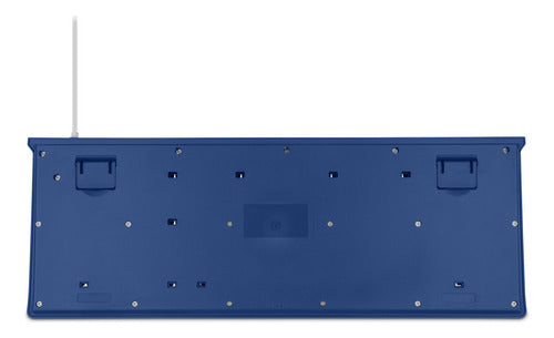 Teclado Getttech Ggk-esmwr-02-bl Alámbrico Conexión Usb Azul