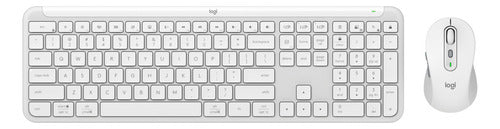 Kit Teclado Y Mouse Logitech Signature Slim Combo Mk950 Blan
