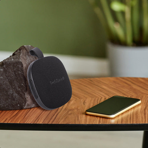Techzone Bocina Portátil Tzsp01 Bluetooth 5w Rms Usb C Negro