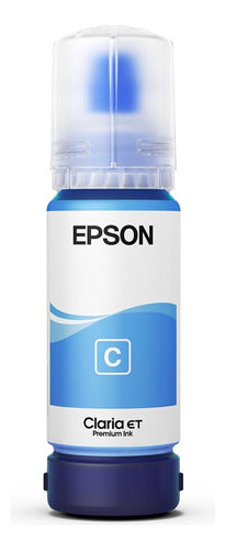 Tanque De Tinta Epson T555 Cian, 70ml, 6300 Pag L8160/l8180