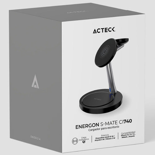 Cargador Inalambrico Acteck Energon S-mate Ci740 Ac-937139