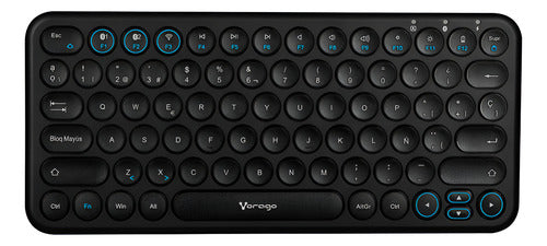 Teclado Vorago Kbw-400, Inalámbrico, Usb, Negro (español)