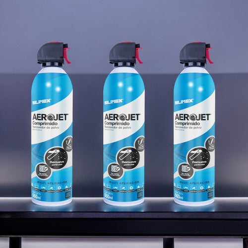 Aire Comprimido Kit De Limpieza Pc 3 Piezas 660ml Silimex
