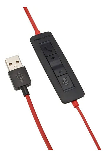 Poly Audífonos Con Micrófono Monoaural Blackwire C3210 Usb A