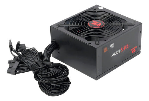 Fuente De Poder Redragon Rgps Gc-ps002 600w Negra 100v/240v