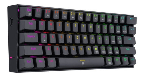 Teclado Mécanico 60% Redragon Dragonborn K630rgb Red Switch