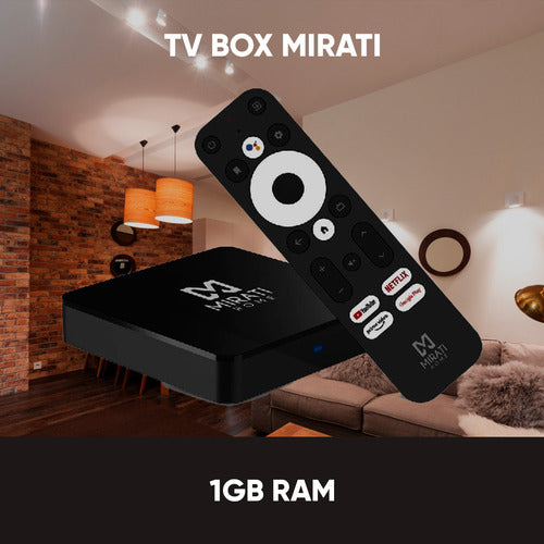 Smart Tv Box Mirati Full Hd Android Tv 10 1gb Ram 8gb Hdmi