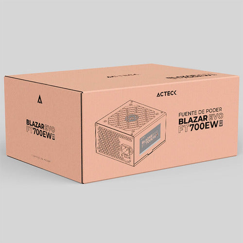 Fuente De Poder Blanco Acteck Blazar Evo Ft700ew Atx 700w