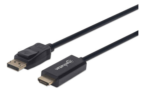 Manhattan Cable Displayport 1.2 Macho - Hdmi 1.8 M 4k 60hz