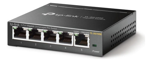Switch Tp-link Gigabit Ethernet Tl-sg105e 5 Puertos 2000 Ent