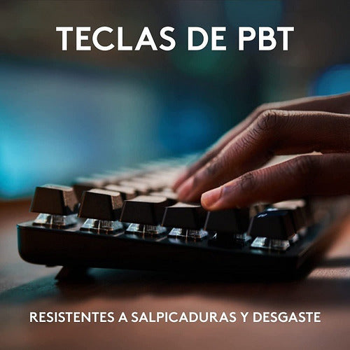 Teclado Logitech G413 Tkl Se, Alámbrico, Usb, Negro (inglés)