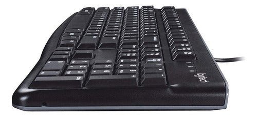 Teclado Logitech K120, Usb, Alámbrico, Negro (español)