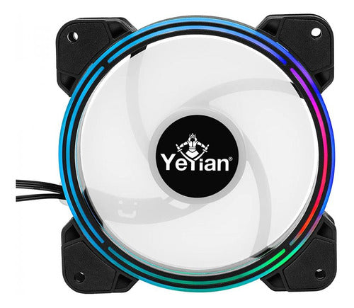Ventilador Yeyian Typhoon Lii Master Argb Led, 120mm 1300rpm