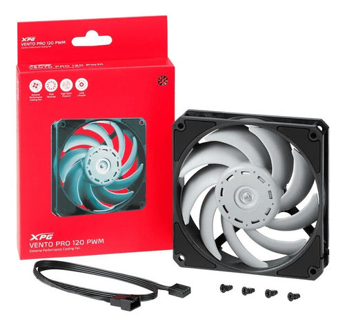 Ventilador Xpg Vento Pro, 120mm, 450-2150 Rpm Negro/blanco